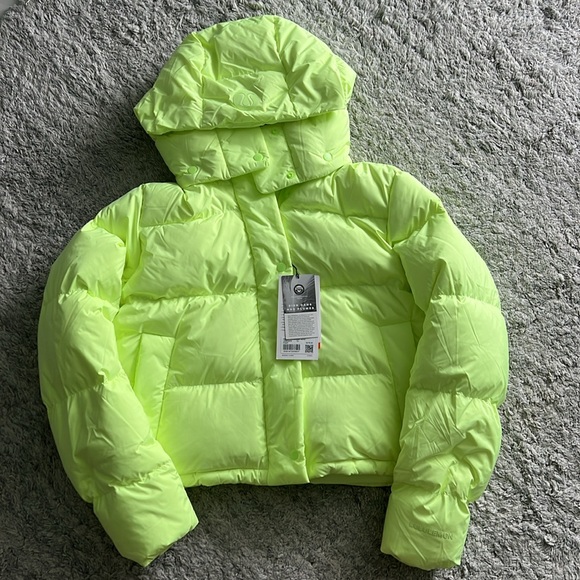 Lululemon Wunder Puff Cropped Jacket Faded Zap Size 10 - Picture 3 of 6